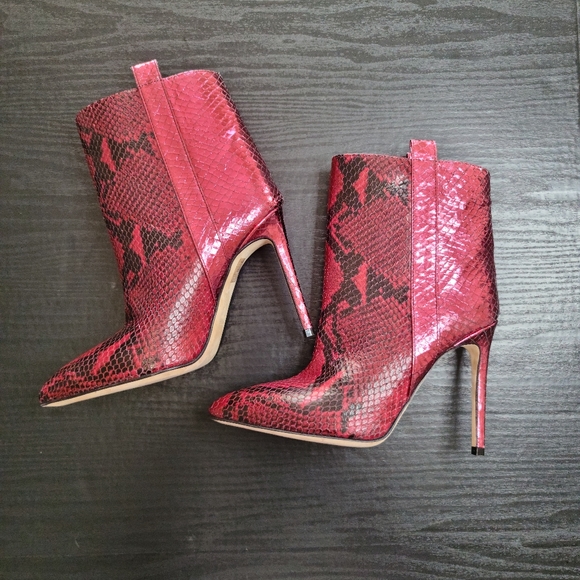 Paris Texas Snake Skin Leather Booties - Picture 2 of 8